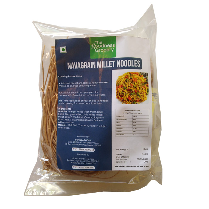 Navagrain Millet noodles